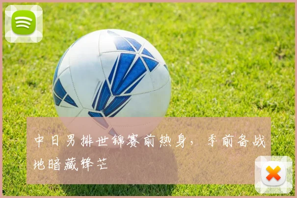 中日男排世锦赛前热身,季前备战地暗藏锋芒